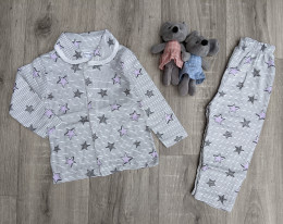 Пижама Supermini "Звёзды", сиреневый, девочка 1-2-3 года