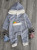 Людин Becol Baby "Морковка", сірий, унісекс 6-9-12-18 місяців, фото