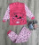 Пижама "Кошечка" розовый, девочка 2-3-4-5-6 лет, фото