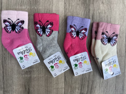 Носочки Talha "Метелики", різні кольори мікс, дівчинка 0-1 року
