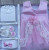 Комплект Baby Biss " Бант" рожевий, дівчинка 0-3 місяці, фото