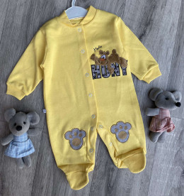 Человечек Kid's wear "Hony" желтый, мальчик 0-3-6 месяцев
