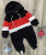 Человечек Murat Baby " Полоса" черный, мальчик 3-6-9-12 месяцев, фото