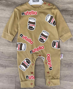 Человечек Murat Baby " Nutella" хаки, мальчик 3-6-9-12 месяцев