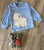 Водолазка "Ведмедик" блакитна, хлопчик 1-2-3 роки, фото