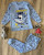 Пижама " Акула" голубая, мальчик 1-2-3-4-5 лет, фото