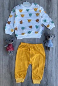 Костюм Benzer "Bear" жовтий, хлопчик 6-9-12 місяців