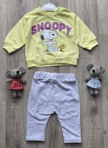 Костюм Bebico "Snoopy" жовтий, дівчинка 6-12-18-24 місяців