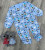Человечек "Космонавт" голубой, мальчик 0-3-6 месяцев, фото