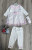 Комплект Findik "Бантик" молочний с рожевим, дівчинка 3-6-9 місяців, фото