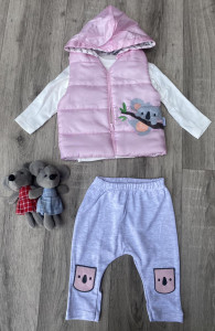 Костюм Pink Luna " Koala" рожевий, дівчинка 6-12-18 месяцев