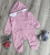 Человечек Murat Baby "Little Baby" розовый, девочка 3-6-9-12 месяцев, фото