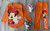 Костюм "Minnie" оранжевый, девочка 3-5-7-9 лет, фото