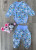 Комплект "Пилот" голубой, мальчик 0-3 месяцев, фото