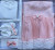 Комплект Baby Biss "Бантик" персиковий, дівчинка 0-6 місяців, фото