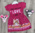 Платье Yoyo "Love" малиновое, 3-4-5-6 лет, фото