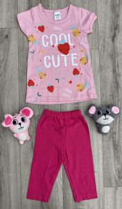 Костюм Yoyo "Cool Cute" рожевий, дівчинка 3-4-5-6 років