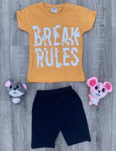 Костюм Yoyo "Break Rules" жовтий, хлопчик 3-4-5-6 років