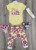 Комплект Teddy "Skye Bloom" жовтий, дівчинка 3-6-9-12 місяців, фото