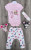 Комплект Teddy "Морской" розовый, девочка 3-6-9-12 месяцев, фото