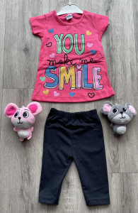Костюм Buyomus "Smile" рожевий, дівчинка 2-3-4-5- років