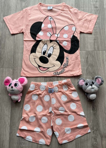 Костюм  Kids "Minnie Mouse" персиковий , дівчинка 3-4-5-7-9 років