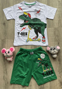 Костюм Kids "T-Rex" зелений, хлопчик 3-4-5-7-9- років