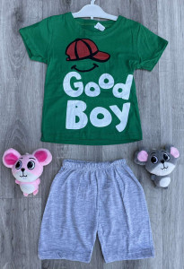 Костюм Yoyo "Good Boy" зелений, хлопчик 3-4-5-6 років