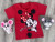 Футболка "Minnie" красная, девочка 1-2-3-4-5 лет, фото