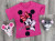 Футболка "Minnie" малинова, дівчинка 1-2-3-4-5 років, фото