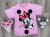 Футболка "Minnie" рожева, дівчинка 1-2-3-4-5 років, фото