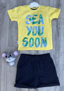Костюм Winimo "Sea you soon" жовтий, хлопчик 1-2-3-4 років