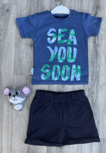 Костюм Winimo "Sea you soon" синій, хлопчик 1-2-3-4 років