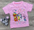 Футболка "Пони" розовая, девочка 1-2-3-4-5 лет, фото