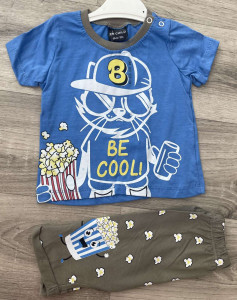 Костюм Benna "Be Cool" синий, мальчик 9-12-18-24 месяцев