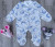 Человечек "Слонёнок" голубой, мальчик 0-3-6 месяцев, фото