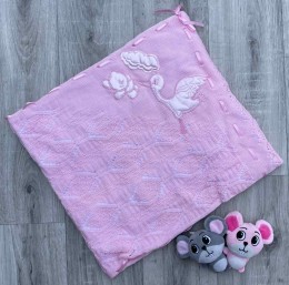 Плед Miz Miz "Лелека" рожевий, дівчинка 80/90