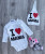 Боди "I ❤️ mama" молочный, унисекс 3-6-9-12 месяцев, фото