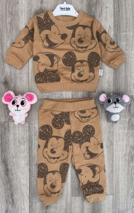 Костюм Murat "Mickey mouse" коричневий, хлопчик 9-12-18-24 місяців