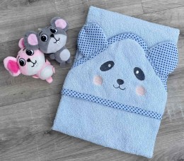 Полотенце Ramel "Панда" голубое 80/80, мальчик