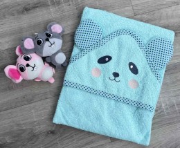 Полотенце Ramel "Панда" зелёное 80/80, унисекс