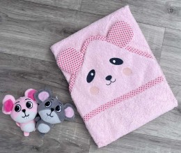 Полотенце Ramel "Панда" розовое 80/80, девочка