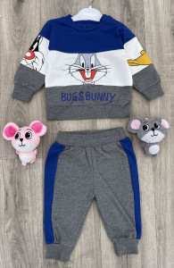Костюм Bebico "Bugs Bunny" синій, хлопчик  6-12-18-24 місяців
