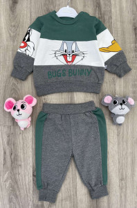 Костюм Bebico "Bugs Bunny" зелений, хлопчик  6-12-18-24 місяців