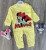 Человечек Murat Baby "Minnie" жёлтый, девочка 3-6-9-12 месяцев, фото