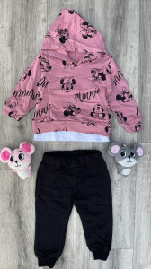 Костюм Partner "Minnie mouse" рожевий, дівчинка 9-12-18-24 місяців