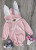 Боді Murat "Rabbit" рожевий, дівчинка 3-6-9-12 місяців, фото