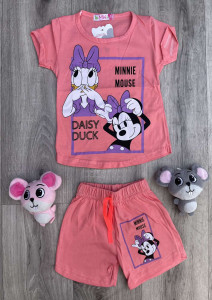 Костюм Minix "Minnie& Daisy" рожевий, дівчинка 6-7-8-9років