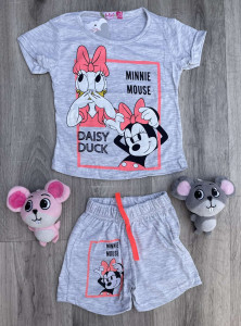 Костюм Minix "Minnie& Daisy" серый, девочка 2-3-4-5 лет