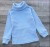 Водолазка "Рубчик" блакитна, хлопчик 3-4-5-6-7 роки, фото